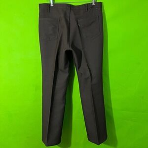 36 70s Levis Brown Dress Pants Trousers‎ Office Formal Workwear